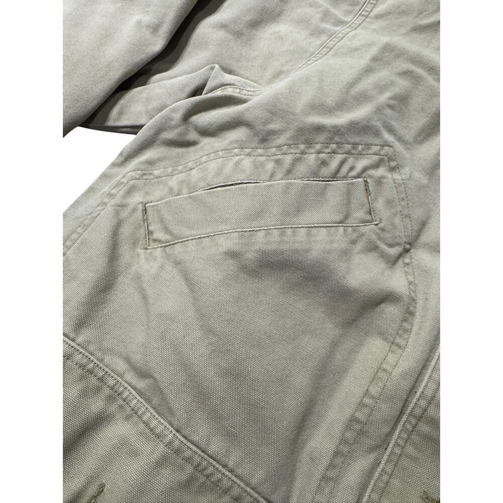 Vintage Woolrich Women's M Beige Remove Wool Blend Blanket Lined Chore Barn Coat - Picture 12 of 16